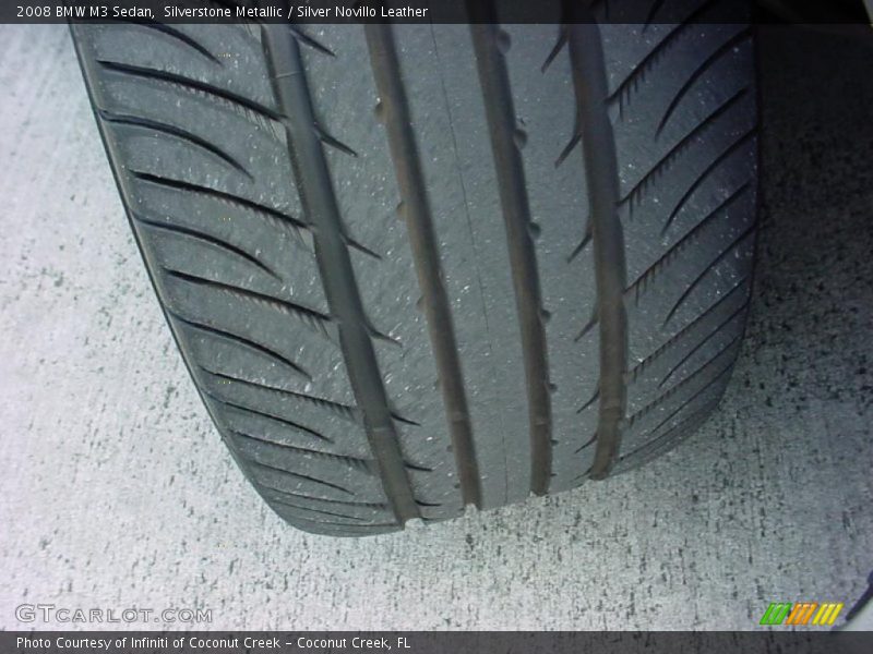 Silverstone Metallic / Silver Novillo Leather 2008 BMW M3 Sedan
