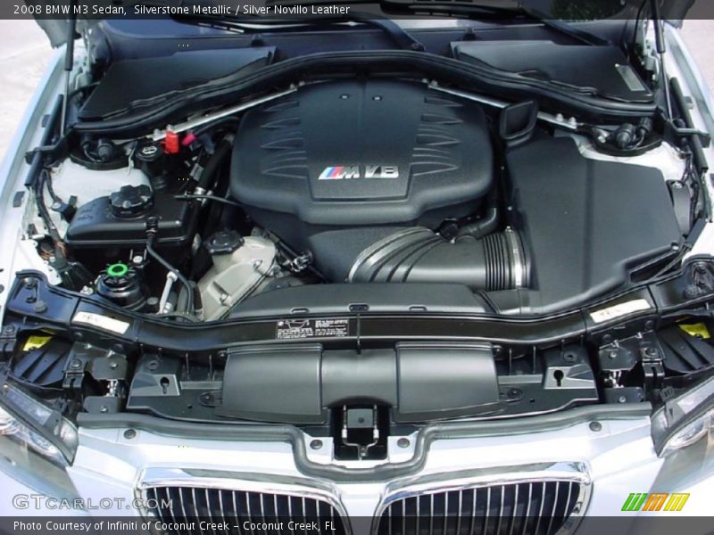 Silverstone Metallic / Silver Novillo Leather 2008 BMW M3 Sedan
