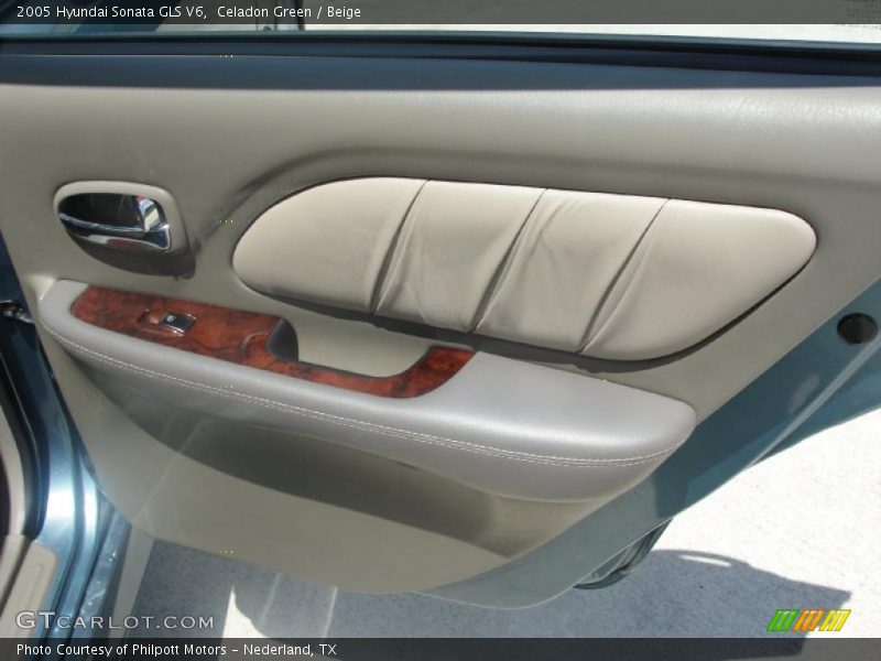 Celadon Green / Beige 2005 Hyundai Sonata GLS V6