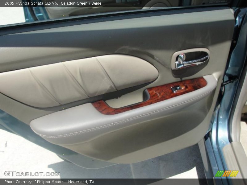 Celadon Green / Beige 2005 Hyundai Sonata GLS V6
