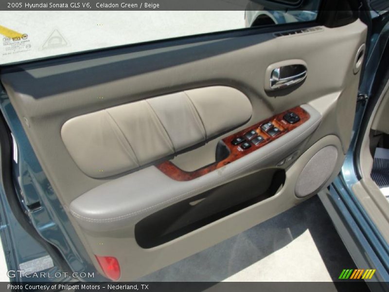 Celadon Green / Beige 2005 Hyundai Sonata GLS V6