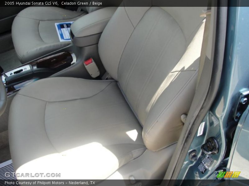 Celadon Green / Beige 2005 Hyundai Sonata GLS V6