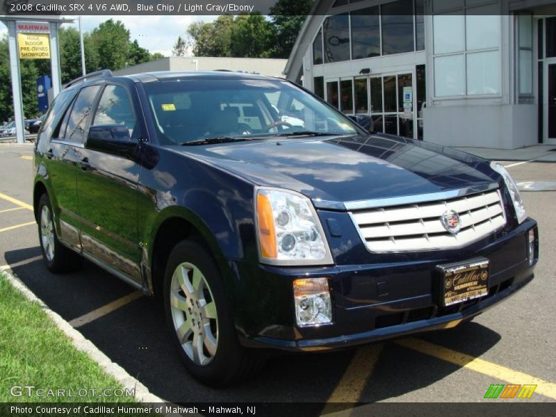 Blue Chip / Light Gray/Ebony 2008 Cadillac SRX 4 V6 AWD