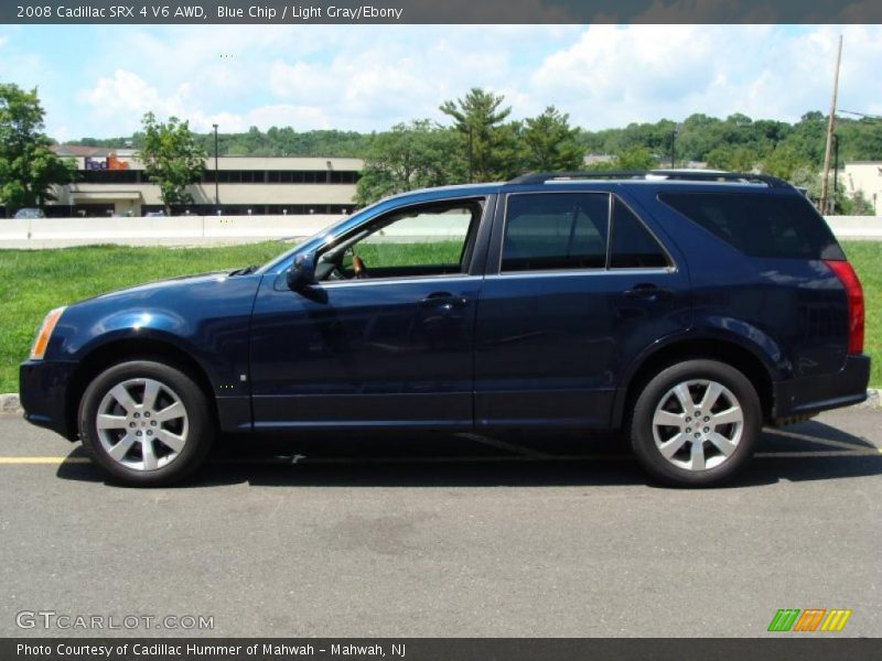 Blue Chip / Light Gray/Ebony 2008 Cadillac SRX 4 V6 AWD