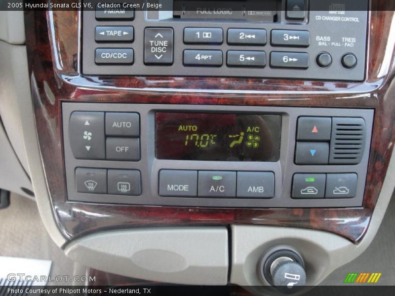 Celadon Green / Beige 2005 Hyundai Sonata GLS V6