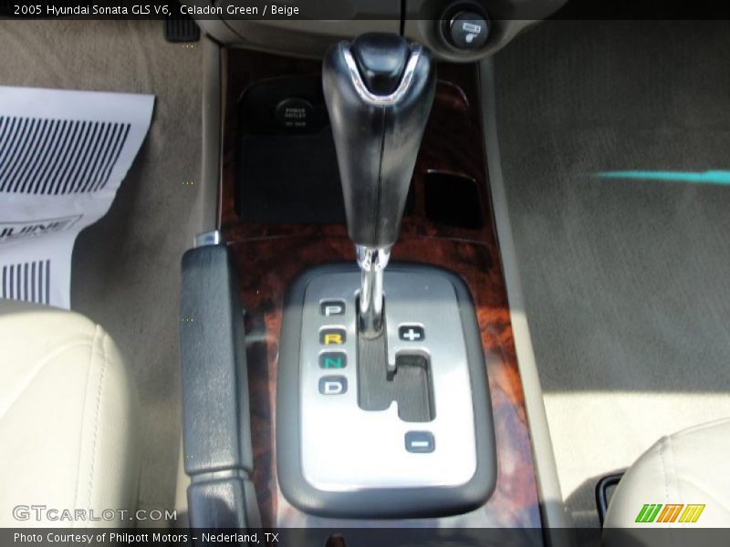Celadon Green / Beige 2005 Hyundai Sonata GLS V6