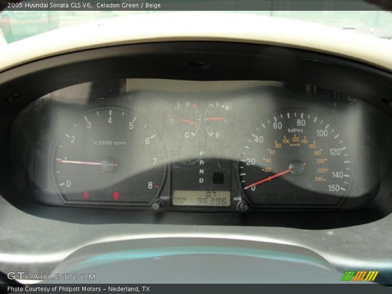 Celadon Green / Beige 2005 Hyundai Sonata GLS V6