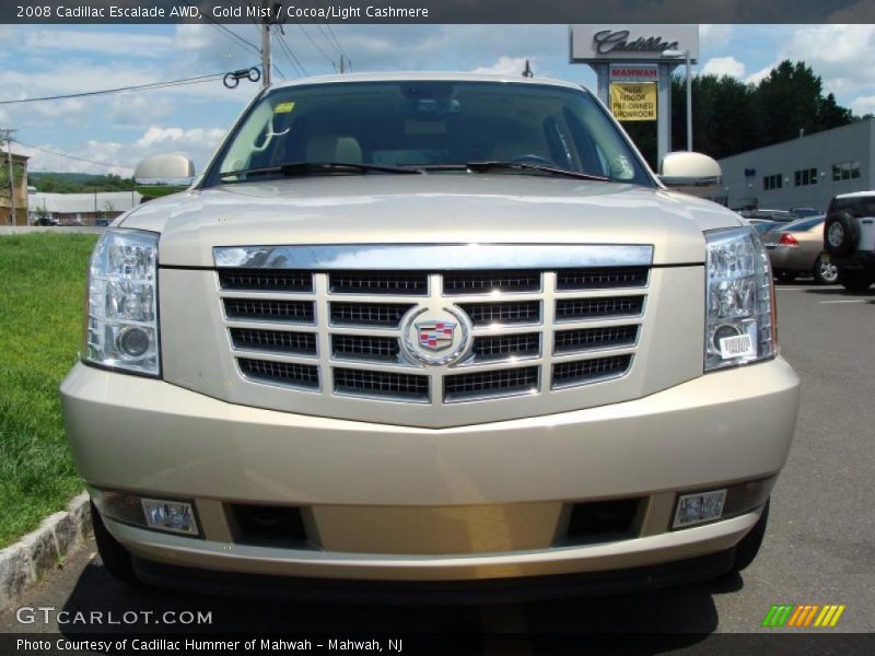 Gold Mist / Cocoa/Light Cashmere 2008 Cadillac Escalade AWD