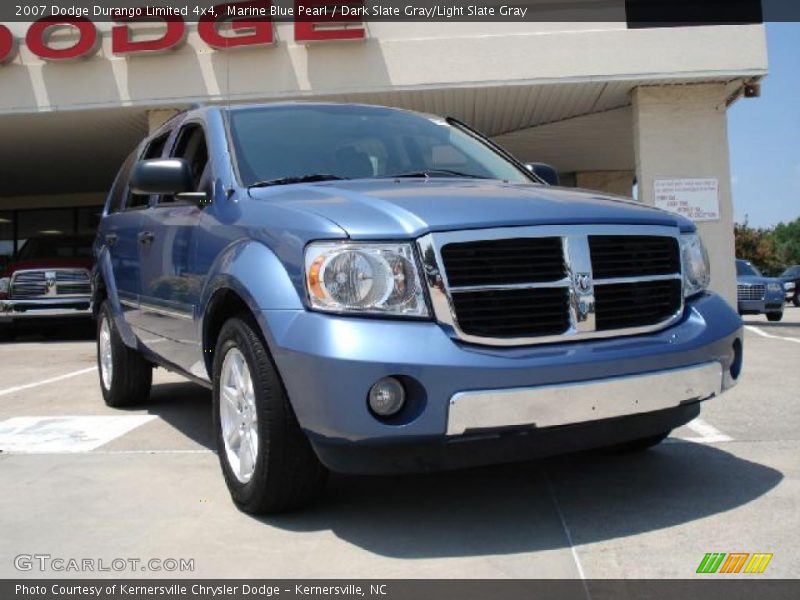 Marine Blue Pearl / Dark Slate Gray/Light Slate Gray 2007 Dodge Durango Limited 4x4