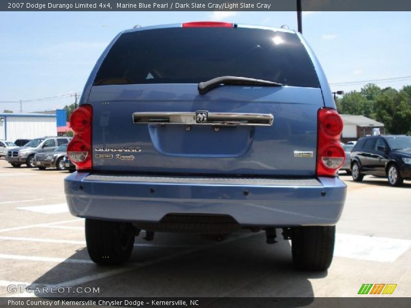 Marine Blue Pearl / Dark Slate Gray/Light Slate Gray 2007 Dodge Durango Limited 4x4