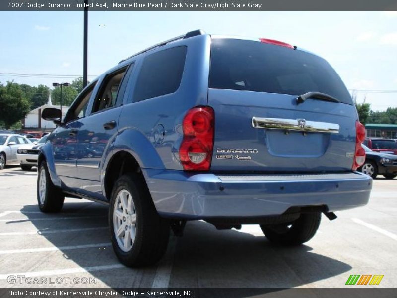 Marine Blue Pearl / Dark Slate Gray/Light Slate Gray 2007 Dodge Durango Limited 4x4