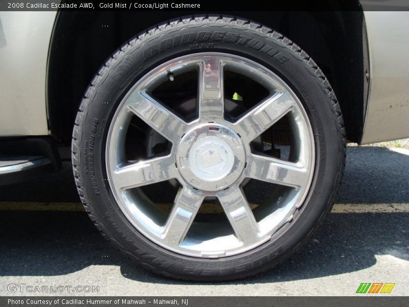 Gold Mist / Cocoa/Light Cashmere 2008 Cadillac Escalade AWD