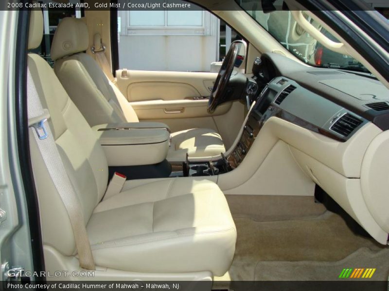 Gold Mist / Cocoa/Light Cashmere 2008 Cadillac Escalade AWD