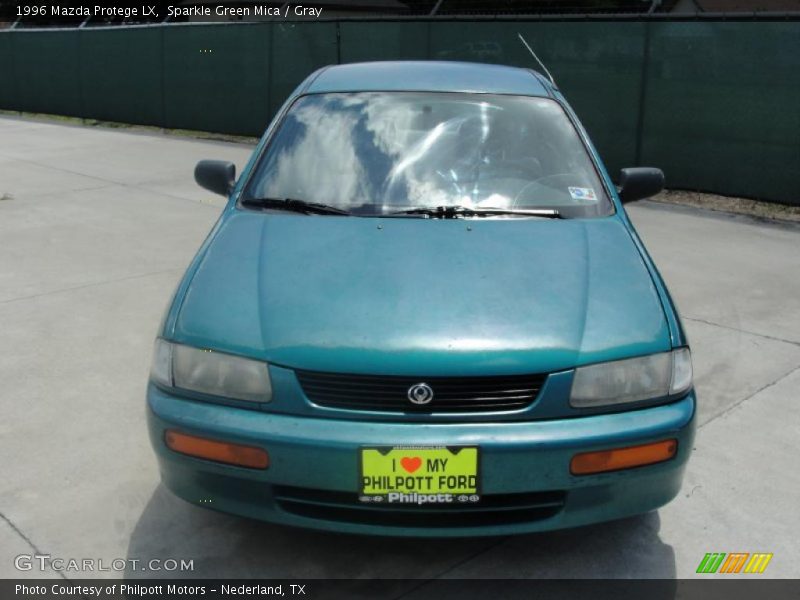 Sparkle Green Mica / Gray 1996 Mazda Protege LX