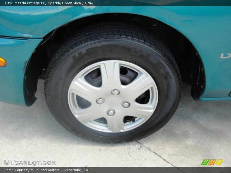 Sparkle Green Mica / Gray 1996 Mazda Protege LX