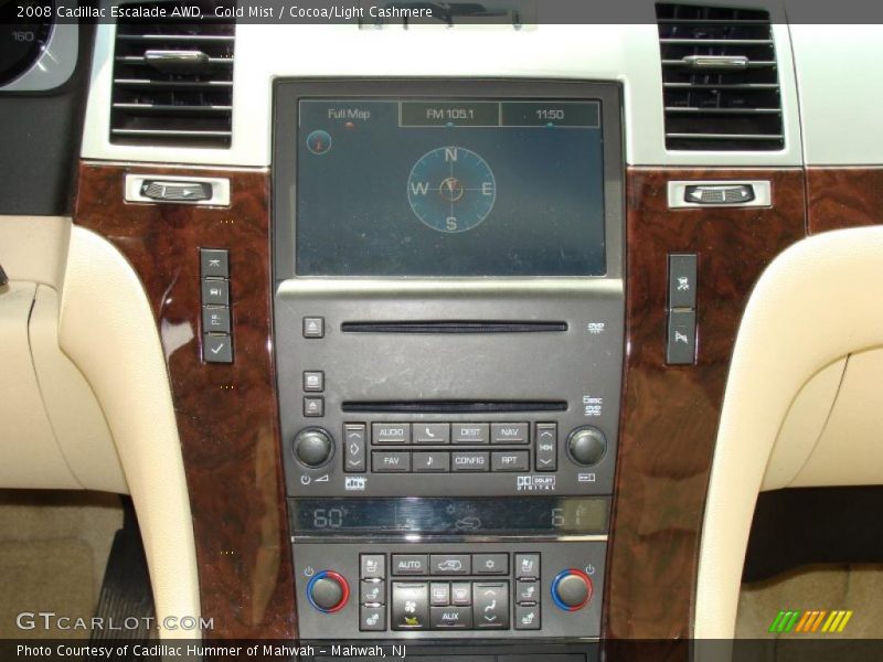 Gold Mist / Cocoa/Light Cashmere 2008 Cadillac Escalade AWD