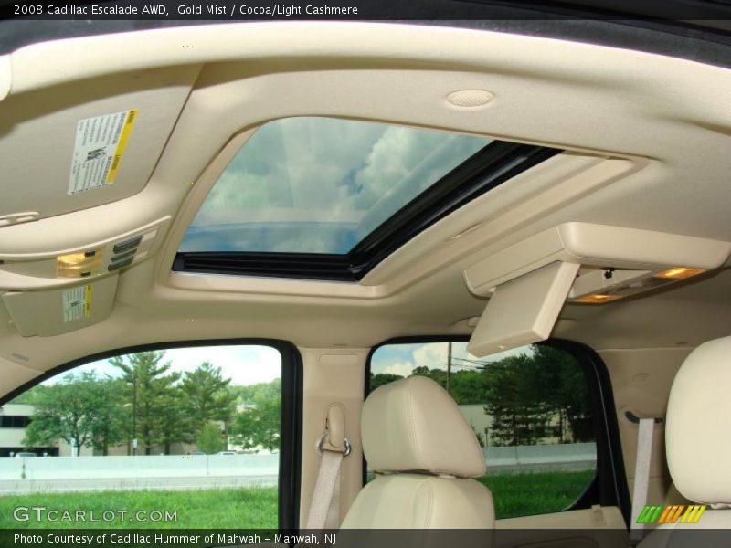 Gold Mist / Cocoa/Light Cashmere 2008 Cadillac Escalade AWD