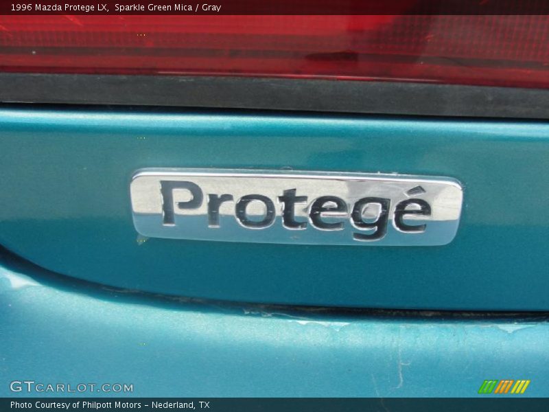 Sparkle Green Mica / Gray 1996 Mazda Protege LX