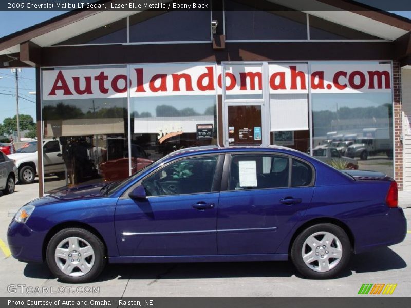 Laser Blue Metallic / Ebony Black 2006 Chevrolet Malibu LT Sedan