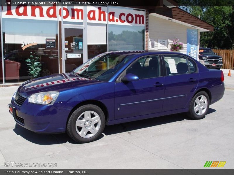 Laser Blue Metallic / Ebony Black 2006 Chevrolet Malibu LT Sedan