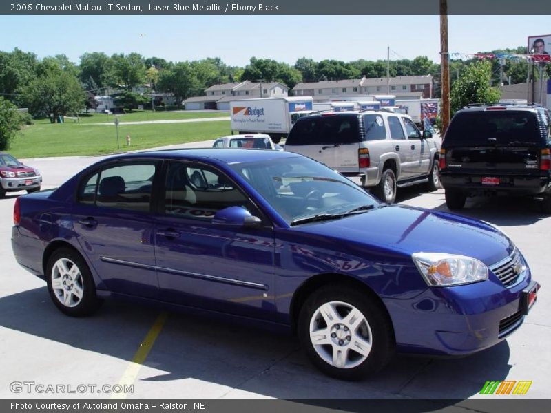 Laser Blue Metallic / Ebony Black 2006 Chevrolet Malibu LT Sedan