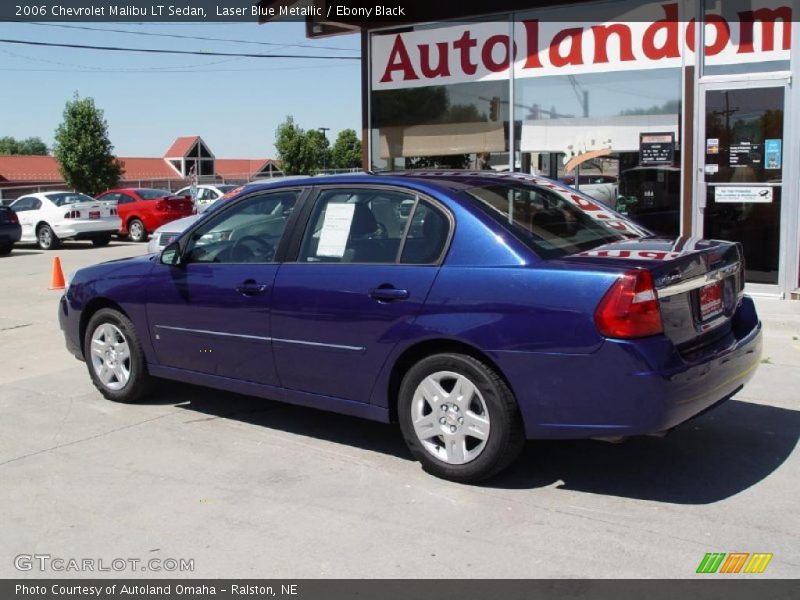 Laser Blue Metallic / Ebony Black 2006 Chevrolet Malibu LT Sedan