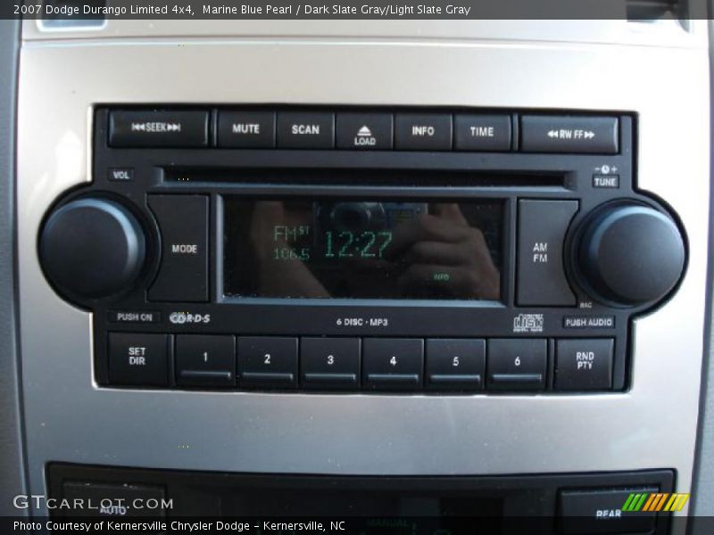 Marine Blue Pearl / Dark Slate Gray/Light Slate Gray 2007 Dodge Durango Limited 4x4