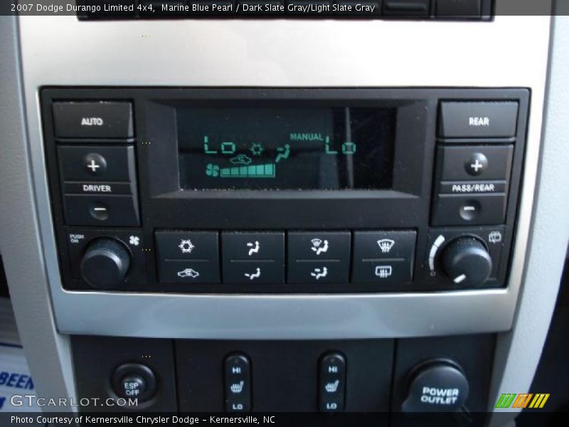 Marine Blue Pearl / Dark Slate Gray/Light Slate Gray 2007 Dodge Durango Limited 4x4