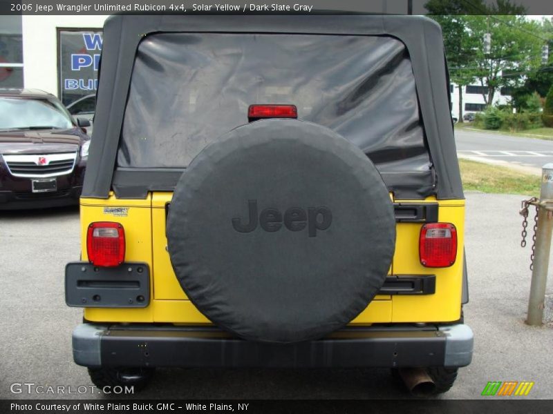 Solar Yellow / Dark Slate Gray 2006 Jeep Wrangler Unlimited Rubicon 4x4