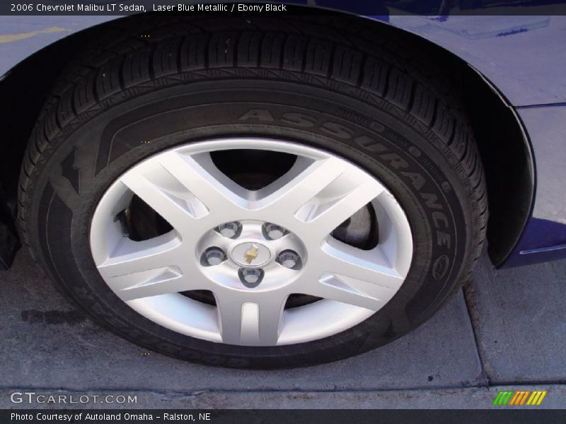 Laser Blue Metallic / Ebony Black 2006 Chevrolet Malibu LT Sedan