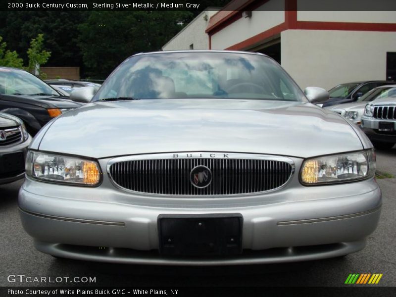 Sterling Silver Metallic / Medium Gray 2000 Buick Century Custom