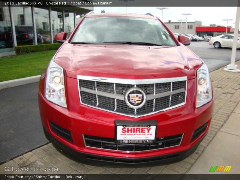 Crystal Red Tintcoat / Ebony/Titanium 2010 Cadillac SRX V6