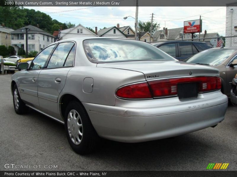 Sterling Silver Metallic / Medium Gray 2000 Buick Century Custom