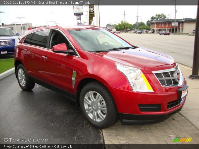 Crystal Red Tintcoat / Ebony/Titanium 2010 Cadillac SRX V6
