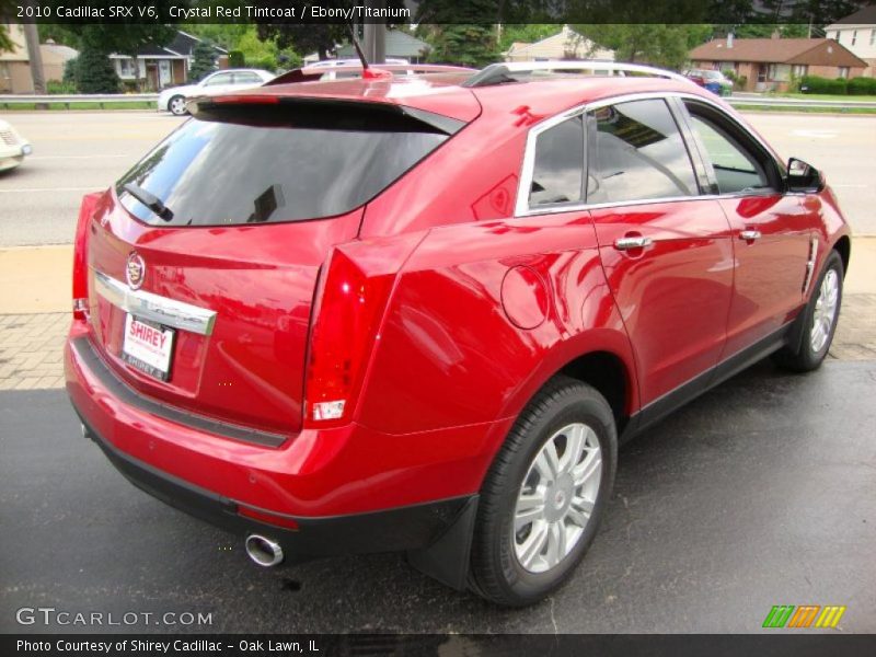 Crystal Red Tintcoat / Ebony/Titanium 2010 Cadillac SRX V6