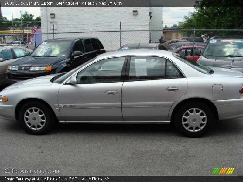 Sterling Silver Metallic / Medium Gray 2000 Buick Century Custom