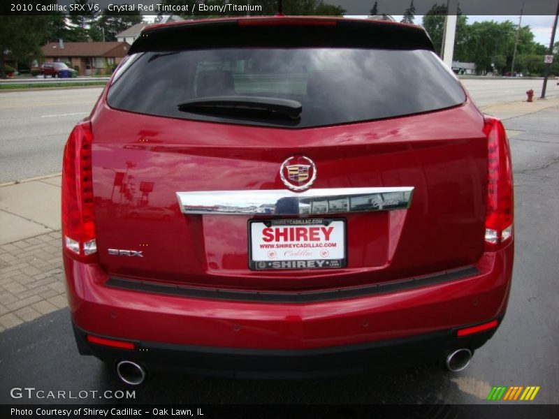 Crystal Red Tintcoat / Ebony/Titanium 2010 Cadillac SRX V6