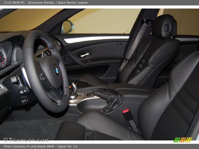 Silverstone Metallic / Black Merino Leather 2010 BMW M5