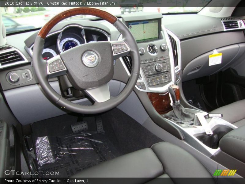 Crystal Red Tintcoat / Ebony/Titanium 2010 Cadillac SRX V6
