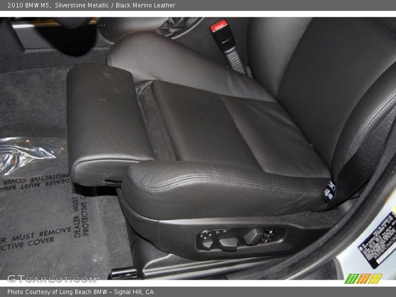 Silverstone Metallic / Black Merino Leather 2010 BMW M5