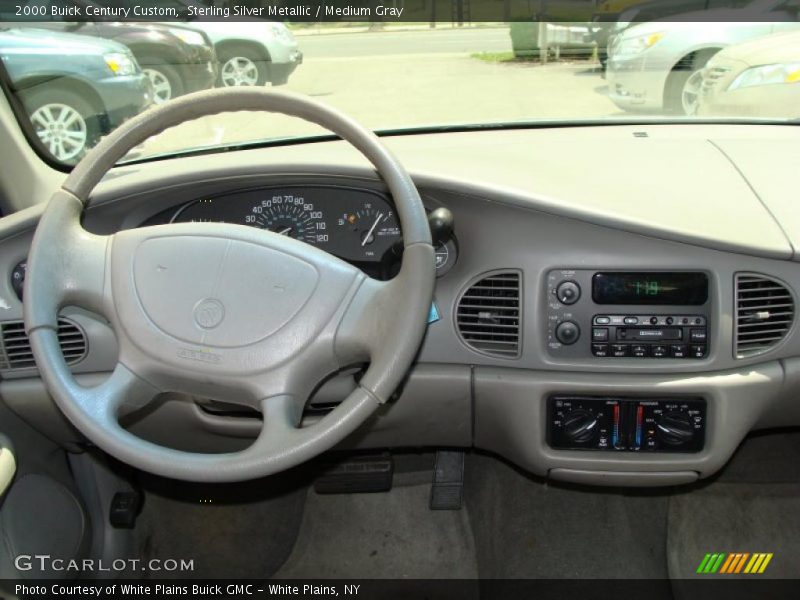 Sterling Silver Metallic / Medium Gray 2000 Buick Century Custom