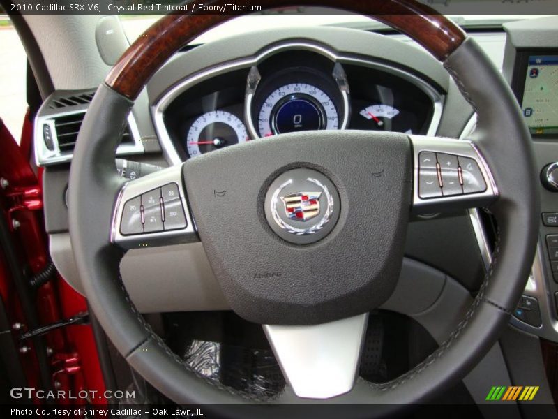 Crystal Red Tintcoat / Ebony/Titanium 2010 Cadillac SRX V6