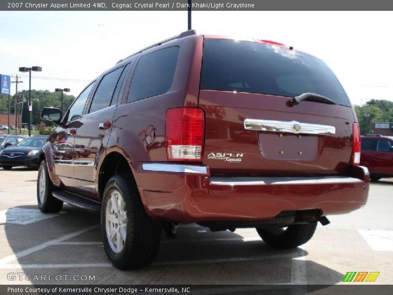 Cognac Crystal Pearl / Dark Khaki/Light Graystone 2007 Chrysler Aspen Limited 4WD