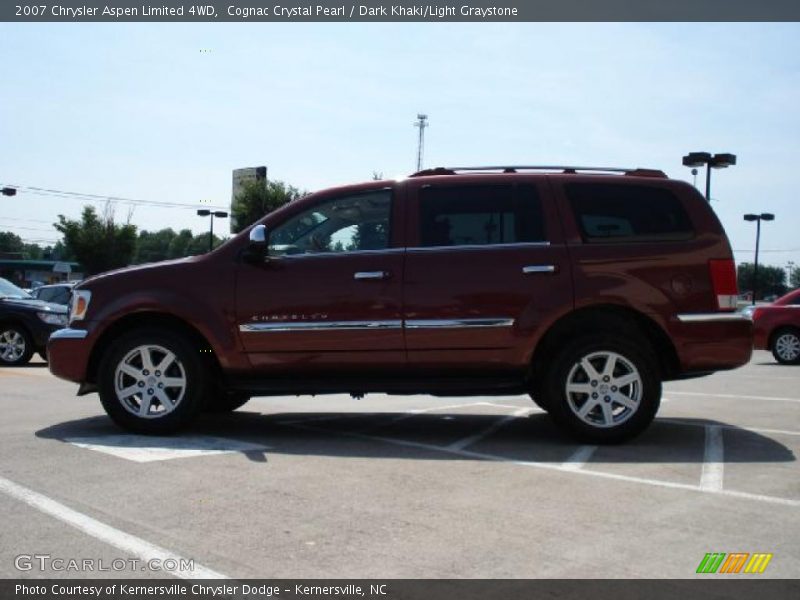 Cognac Crystal Pearl / Dark Khaki/Light Graystone 2007 Chrysler Aspen Limited 4WD