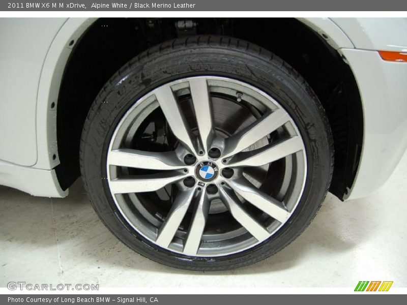 Alpine White / Black Merino Leather 2011 BMW X6 M M xDrive