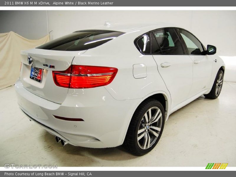 Alpine White / Black Merino Leather 2011 BMW X6 M M xDrive