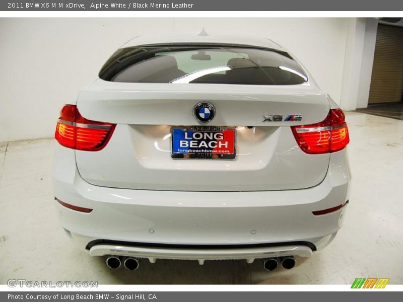Alpine White / Black Merino Leather 2011 BMW X6 M M xDrive