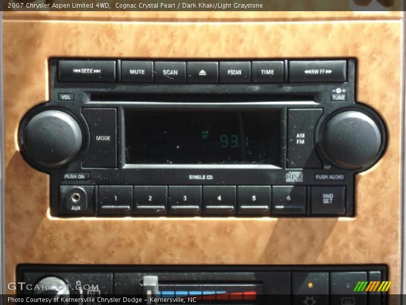 Cognac Crystal Pearl / Dark Khaki/Light Graystone 2007 Chrysler Aspen Limited 4WD