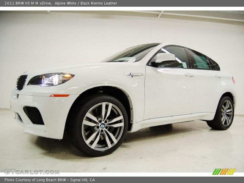Alpine White / Black Merino Leather 2011 BMW X6 M M xDrive