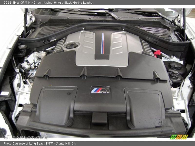 Alpine White / Black Merino Leather 2011 BMW X6 M M xDrive